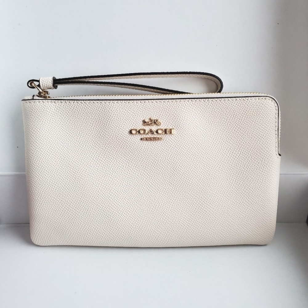 Coach Large Corner Zip Wristlet